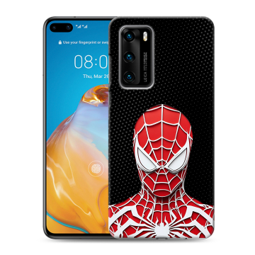 Силиконовый чехол на Huawei P40 с принтом человек паук spiderman