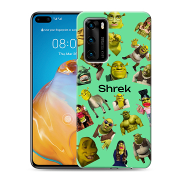 Силиконовый чехол на Huawei P40 с принтом Шрек Shrek
