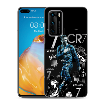Силиконовый чехол на Huawei P40 с принтом Реал Роналдо