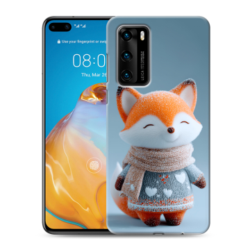 Силиконовый чехол на Huawei P40 с принтом Лиса