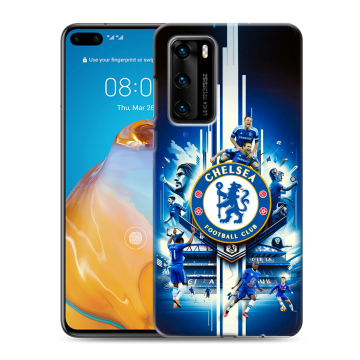Силиконовый чехол на Huawei P40 с принтом Chelsea Челси