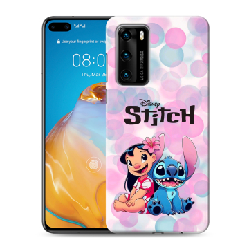 Силиконовый чехол на Huawei P40 с принтом Лило и Стич Силиконовый чехол на Huawei P40 с принтом Лило и Стич