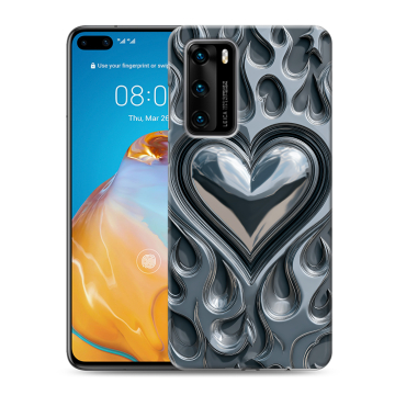 Силиконовый чехол на Huawei P40 с принтом Y2K Силиконовый чехол на Huawei P40 с принтом Y2K