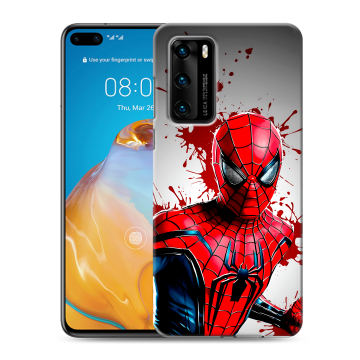 Силиконовый чехол на Huawei P40 с принтом Spiderman Человек паук Силиконовый чехол на Huawei P40 с принтом Spiderman Человек паук