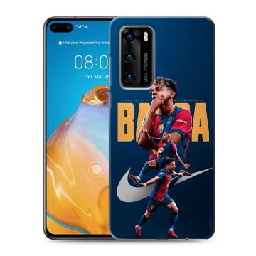 Силиконовый чехол на Huawei P40 с принтом Барселона Barca Yamal Силиконовый чехол на Huawei P40 с принтом Барселона Barca Yamal