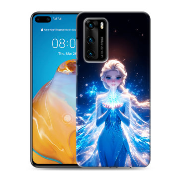 Силиконовый чехол на Huawei P40 с принтом Холодное сердце Frozen Силиконовый чехол на Huawei P40 с принтом Холодное сердце Frozen