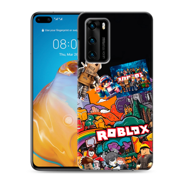 Силиконовый чехол на Huawei P40 с принтом Roblox Роблокс Силиконовый чехол на Huawei P40 с принтом Roblox Роблокс