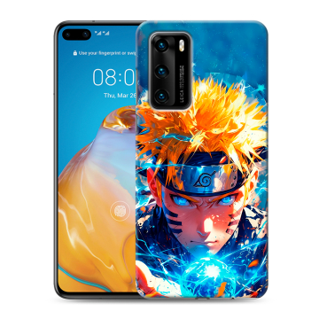 Силиконовый чехол на Huawei P40 с принтом Аниме Наруто Naruto