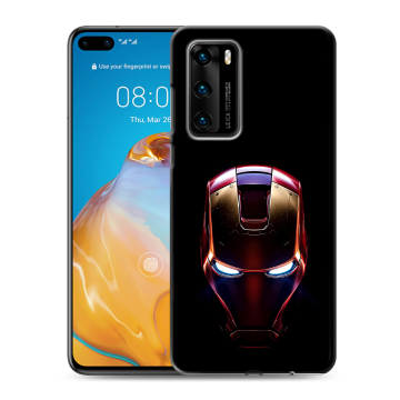 Силиконовый чехол на Huawei P40 с принтом IronMan Железный человек Силиконовый чехол на Huawei P40 с принтом IronMan Железный человек