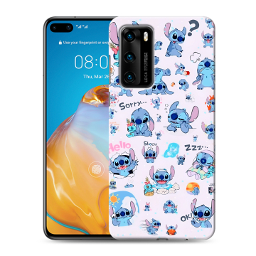 Силиконовый чехол на Huawei P40 с принтом Лило и Стич