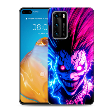 Силиконовый чехол на Huawei P40 с принтом Death note Тетрадь смерти