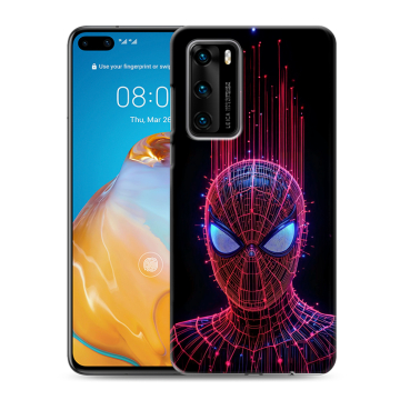 Силиконовый чехол на Huawei P40 с принтом Spiderman Человек паук