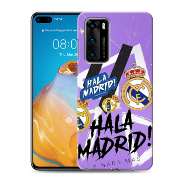 Силиконовый чехол на Huawei P40 с принтом Real Madrid Реал Мадрид Силиконовый чехол на Huawei P40 с принтом Real Madrid Реал Мадрид