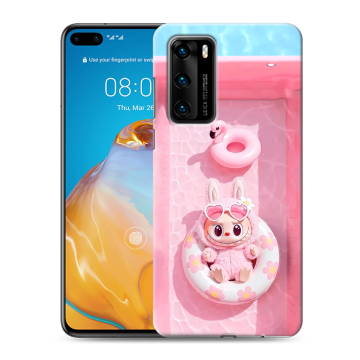 Силиконовый чехол на Huawei P40 с принтом Labubu Лабубу Силиконовый чехол на Huawei P40 с принтом Labubu Лабубу