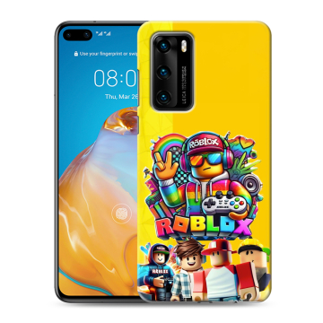 Силиконовый чехол на Huawei P40 с принтом Roblox Роблокс Силиконовый чехол на Huawei P40 с принтом Roblox Роблокс