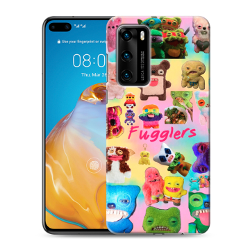Силиконовый чехол на Huawei P40 с принтом Флагер Fuggler