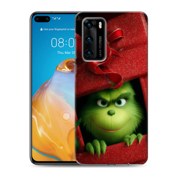 Силиконовый чехол на Huawei P40 с принтом Новый год
