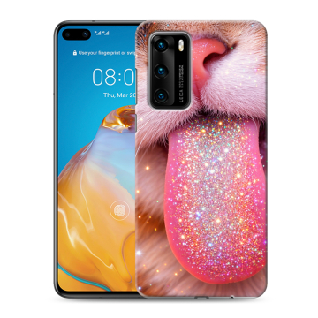 Силиконовый чехол на Huawei P40 с принтом для девочек Силиконовый чехол на Huawei P40 с принтом для девочек