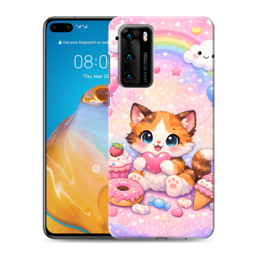 Силиконовый чехол на Huawei P40 с принтом для девочек Силиконовый чехол на Huawei P40 с принтом для девочек