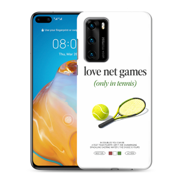 Силиконовый чехол на Huawei P40 с принтом для девочек