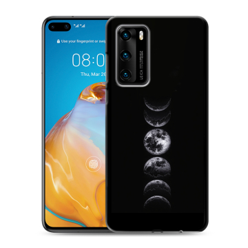 Силиконовый чехол на Huawei P40 с принтом женский
