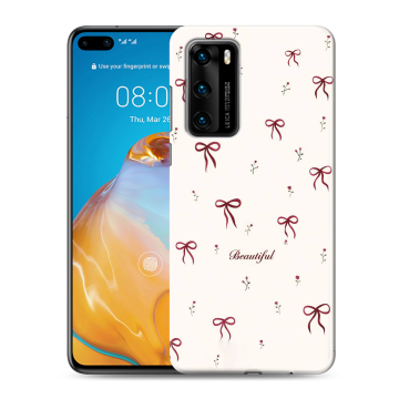 Силиконовый чехол на Huawei P40 с принтом для девочек