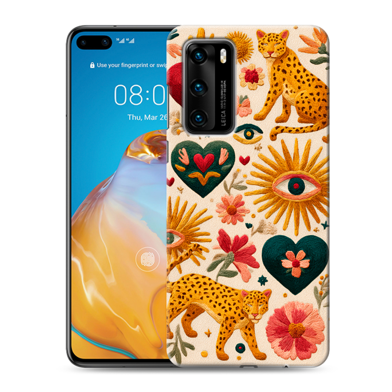 Силиконовый чехол на Huawei P40 с принтом Модный принт Силиконовый чехол на Huawei P40 с принтом Модный принт
