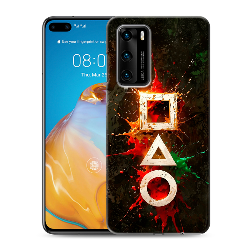 Силиконовый чехол на Huawei P40 с принтом Squid Game Игра кальмара Силиконовый чехол на Huawei P40 с принтом Squid Game Игра кальмара