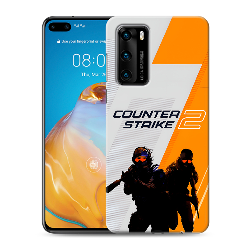 Силиконовый противоударный чехол на Huawei P40 с принтом Counter Strike Силиконовый противоударный чехол на Huawei P40 с принтом Counter Strike