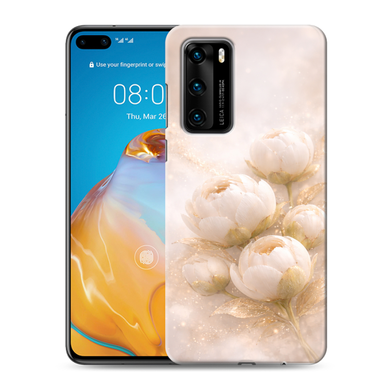 Силиконовый чехол на Huawei P40 с принтом женский Силиконовый чехол на Huawei P40 с принтом женский