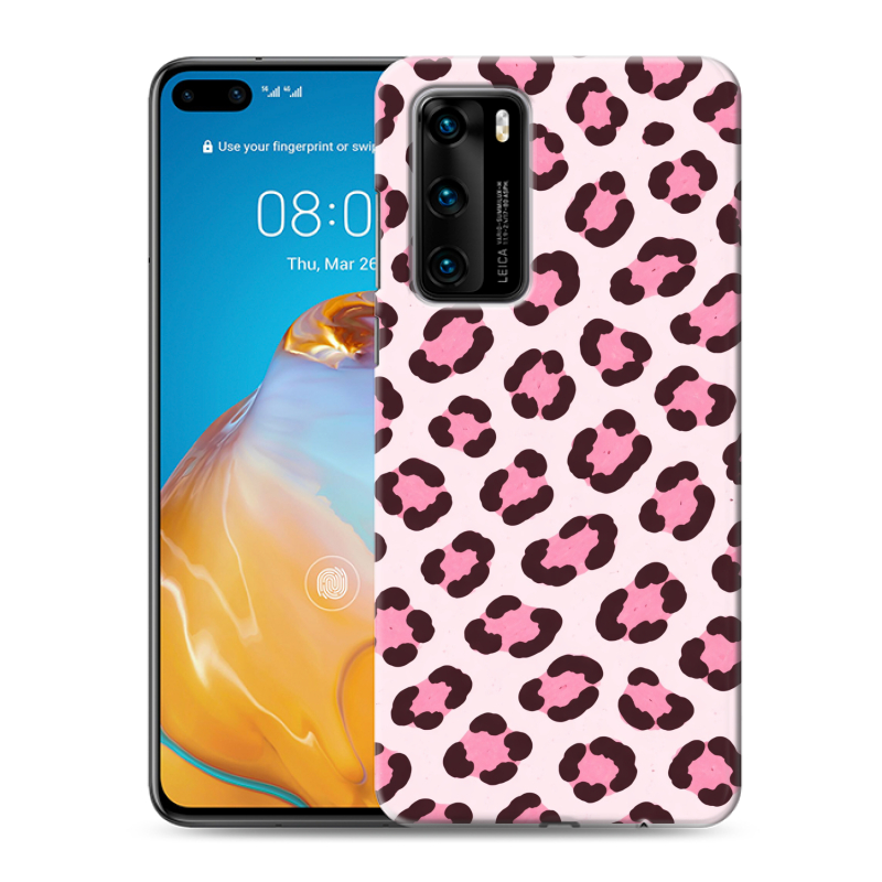 Пластиковый чехол на Huawei P40 с принтом для девочек Пластиковый чехол на Huawei P40 с принтом для девочек