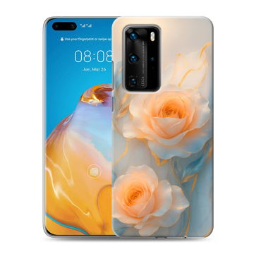 Силиконовый чехол на Huawei P40 Pro с принтом Женский