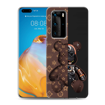 Силиконовый чехол на Huawei P40 Pro с принтом Луи робот Силиконовый чехол на Huawei P40 Pro с принтом Луи робот