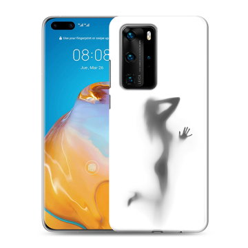 Силиконовый чехол на Huawei P40 Pro с принтом Силуэт Силиконовый чехол на Huawei P40 Pro с принтом Силуэт