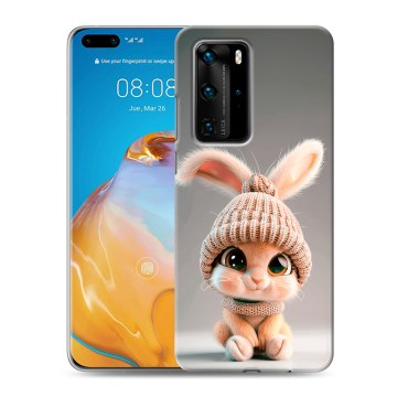 Силиконовый чехол на Huawei P40 Pro с принтом Кролик