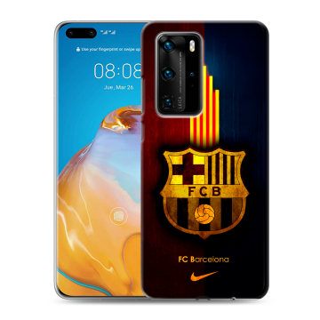 Силиконовый чехол на Huawei P40 Pro с принтом Барселона Barcelona Силиконовый чехол на Huawei P40 Pro с принтом Барселона Barcelona