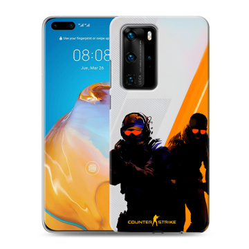Силиконовый чехол на Huawei P40 Pro с принтом Контер страйк Counter strike Силиконовый чехол на Huawei P40 Pro с принтом Контер страйк Counter strike