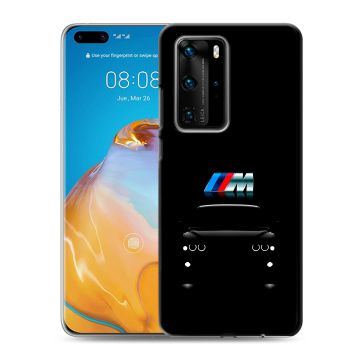 Силиконовый чехол на Huawei P40 Pro с принтом БМВ BMW