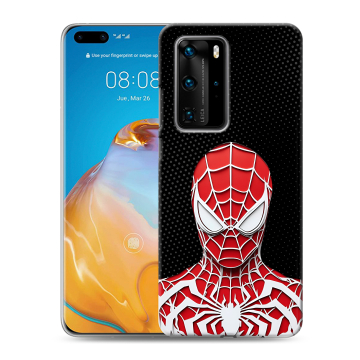 Силиконовый чехол на Huawei P40 Pro с принтом человек паук spiderman Силиконовый чехол на Huawei P40 Pro с принтом человек паук spiderman
