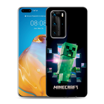 Силиконовый чехол на Huawei P40 Pro с принтом Майнкрафт Minecraft Силиконовый чехол на Huawei P40 Pro с принтом Майнкрафт Minecraft