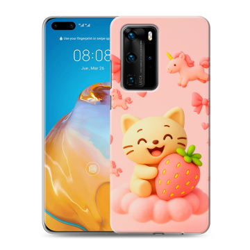 Силиконовый чехол на Huawei P40 Pro с принтом для девочек Силиконовый чехол на Huawei P40 Pro с принтом для девочек