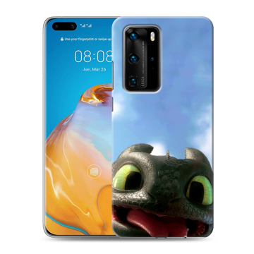 Силиконовый чехол на Huawei P40 Pro с принтом Как приручить дракона Силиконовый чехол на Huawei P40 Pro с принтом Как приручить дракона