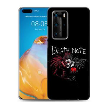 Силиконовый чехол на Huawei P40 Pro с принтом Death note Тетрадь смерти Силиконовый чехол на Huawei P40 Pro с принтом Death note Тетрадь смерти