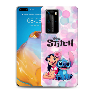 Силиконовый чехол на Huawei P40 Pro с принтом Лило и Стич Силиконовый чехол на Huawei P40 Pro с принтом Лило и Стич