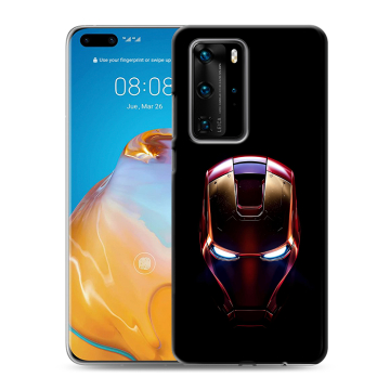 Силиконовый чехол на Huawei P40 Pro с принтом IronMan Железный человек Силиконовый чехол на Huawei P40 Pro с принтом IronMan Железный человек