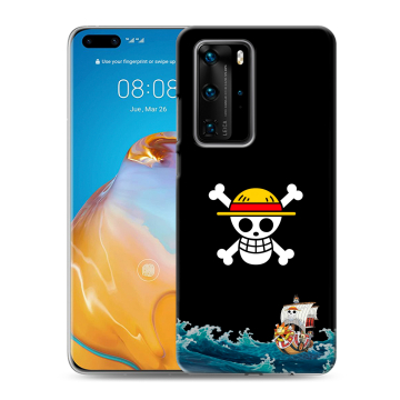 Силиконовый чехол на Huawei P40 Pro с принтом One Piece Ван Пис Силиконовый чехол на Huawei P40 Pro с принтом One Piece Ван Пис