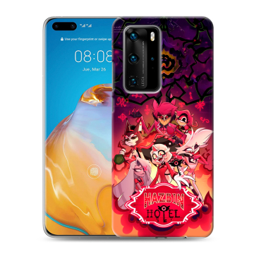 Силиконовый чехол на Huawei P40 Pro с принтом Hazbin Hotel Отель Хазбин Силиконовый чехол на Huawei P40 Pro с принтом Hazbin Hotel Отель Хазбин