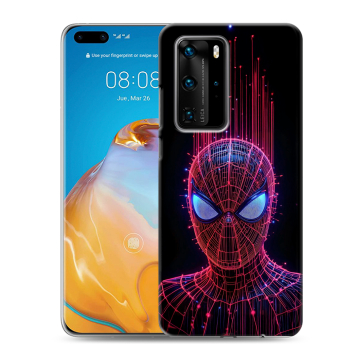 Силиконовый чехол на Huawei P40 Pro с принтом Spiderman Человек паук Силиконовый чехол на Huawei P40 Pro с принтом Spiderman Человек паук