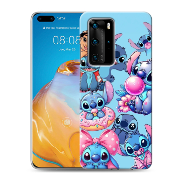 Силиконовый чехол на Huawei P40 Pro с принтом Лило и Стич Силиконовый чехол на Huawei P40 Pro с принтом Лило и Стич