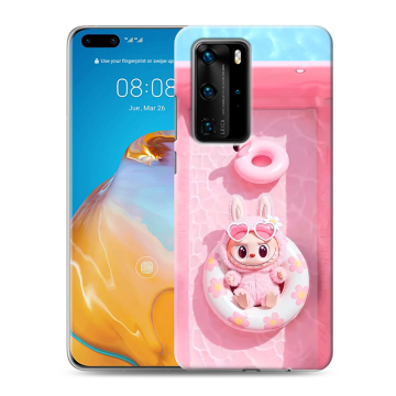 Силиконовый чехол на Huawei P40 Pro с принтом Labubu Лабубу Силиконовый чехол на Huawei P40 Pro с принтом Labubu Лабубу